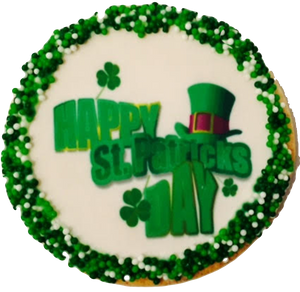 "Happy St. Patrick's Day" Sugar Cookies