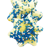Star of David Mini Sugar Cookies With Nonpareils