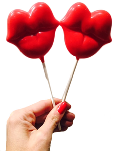  Chocolate Lips Lollipops