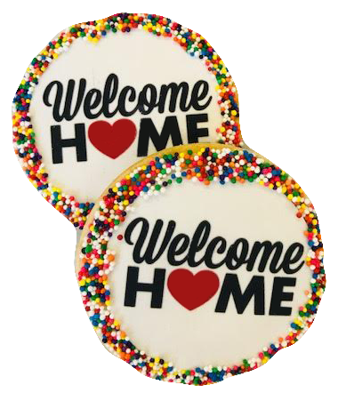  Welcome Home Sugar Cookies with Nonpareils