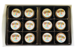 Unicorn Mini Chocolate Covered Oreos 12 Pack 